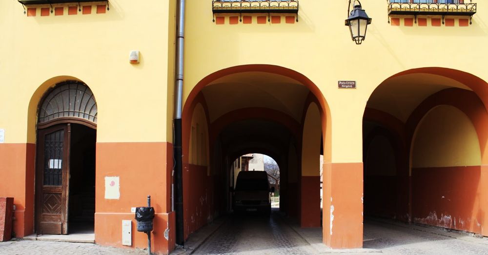Entering Sighisoara