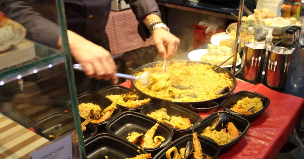 La Boqueria: Paella!