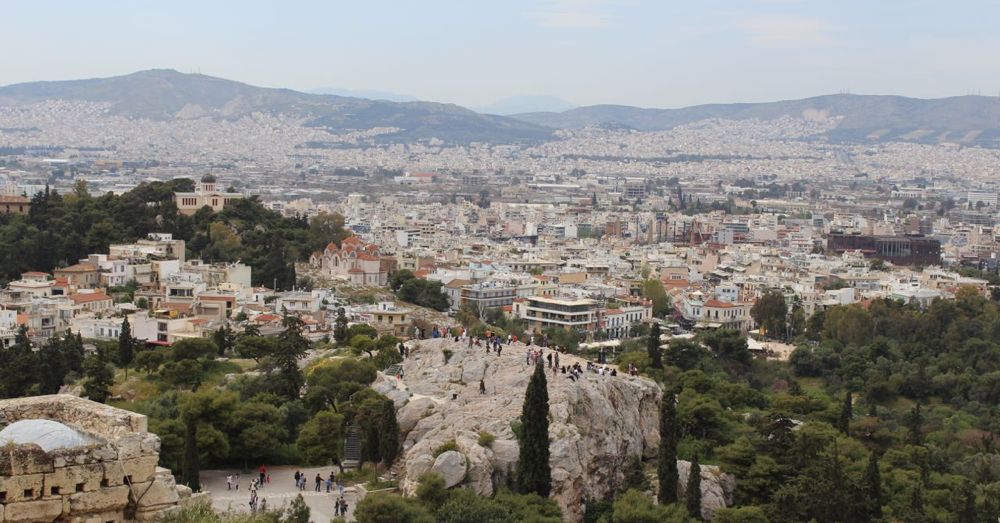 Aeropagus from the Acropolis