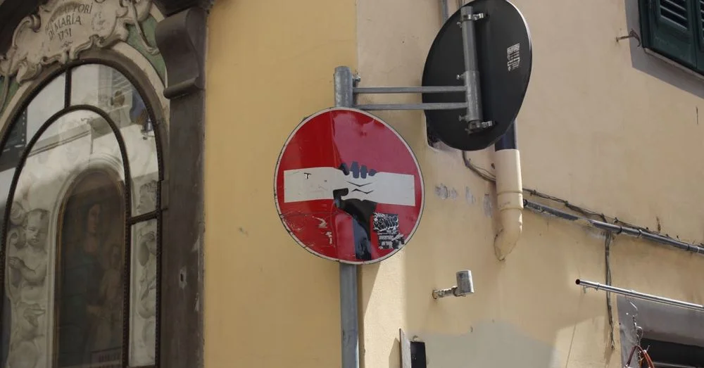 Street Sign in Florence