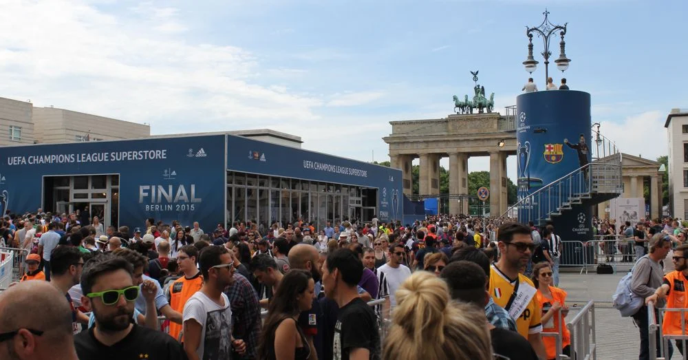 Pariser Platz Before the UEFA Championship