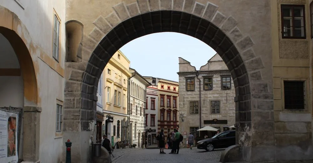 Entering Český Krumlov