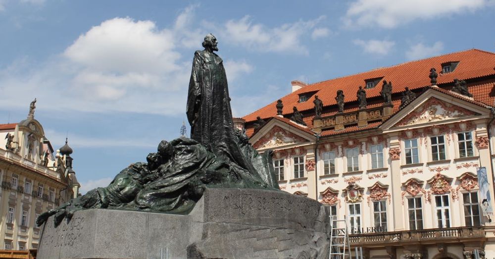 Ecclesiastical reformer Jan Hus.