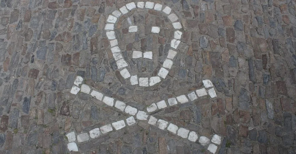 Outside the Sedlec Ossuary in Kutná Hora