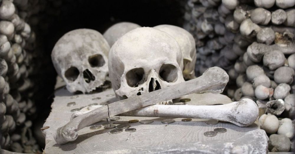 Bones in Sedlec Ossuary