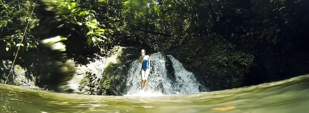 How to Jump Off a Jungle Waterfall