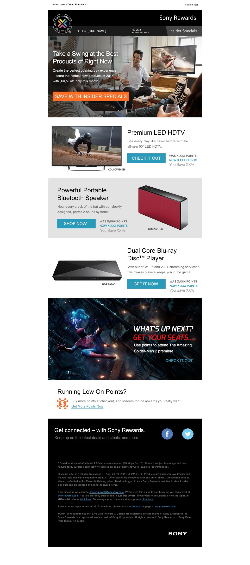 Sony Rewards Email.jpeg