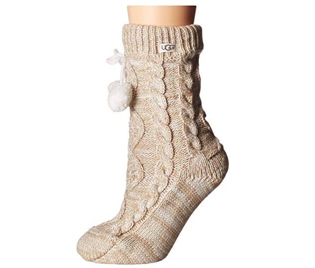 UGG Pom Pom Fleece Socks, Zappos