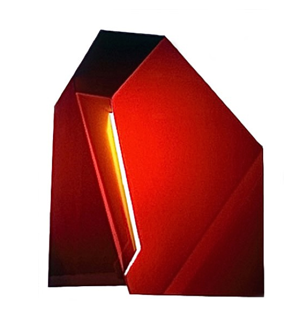 Red Yellow 10, 24 ” W x 29 ” H x 5 ” D, Photo Construction, Cibachrome Print, 1982