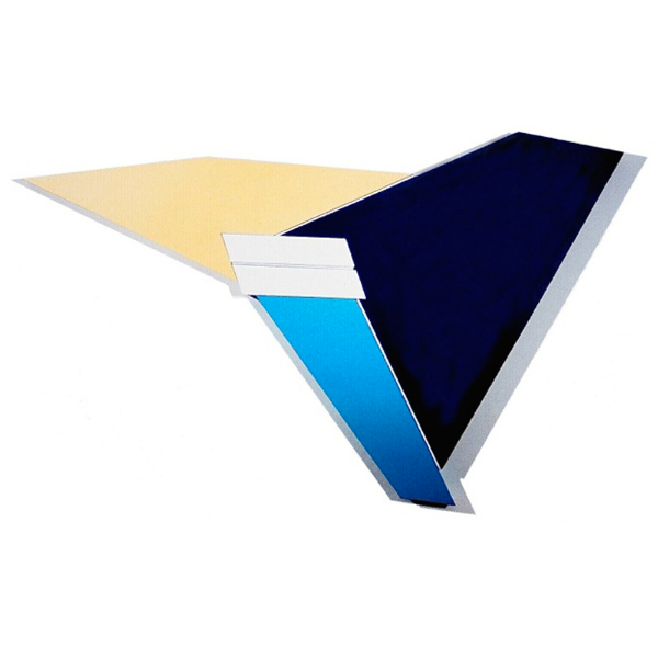Cloud Slant, 65 ” W x 43 ” H x 3 ” D, Polymer, Canvas, Painting, 1974