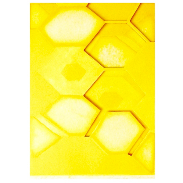 Gold #5, 5 ” W x 7 ” H x 3/16 ” D, Double Layered Aquatint Print, 1963