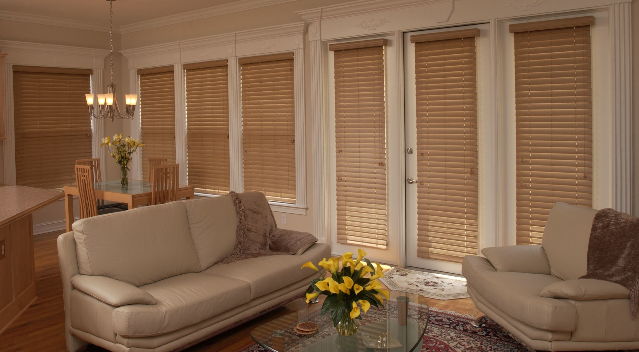 2" wood blinds
