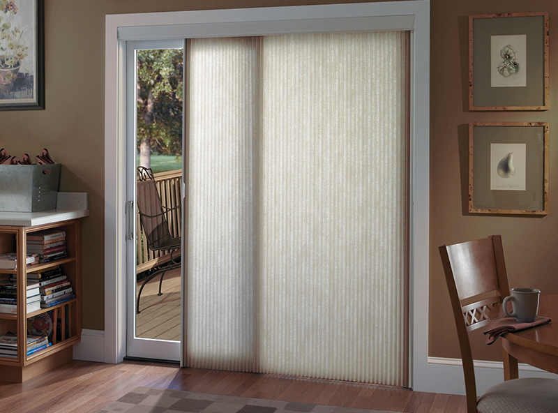 Horizontal slide cellular shade