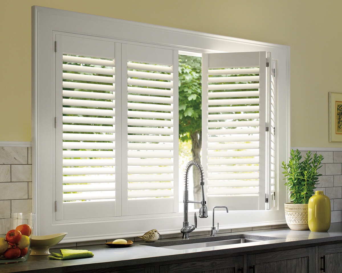 Kitchen sink shutters