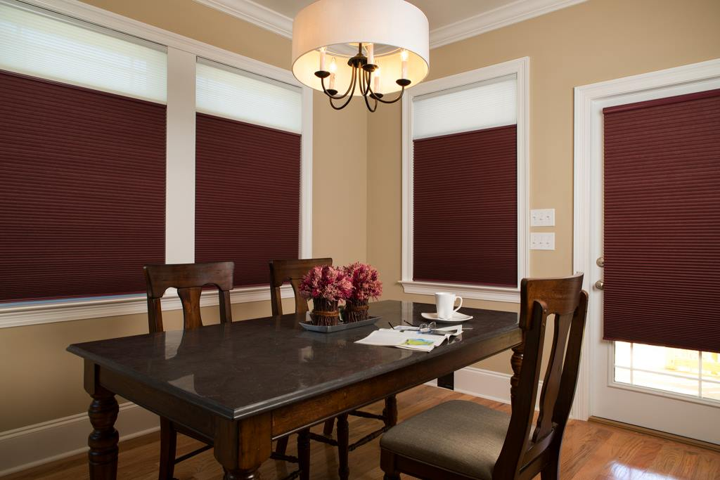 Sun up/Sun down cellular shades