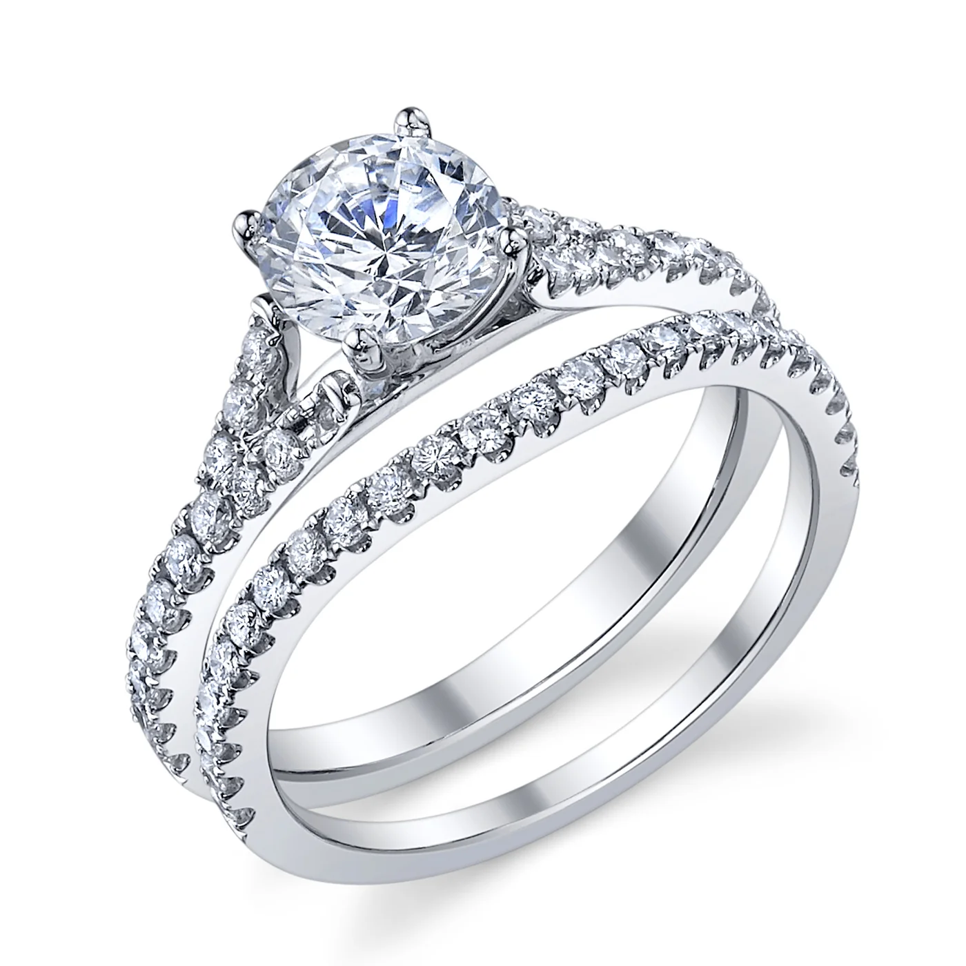 ENGAGED BY HUSAR Style No, RA_265 Vintage Split Bridal Set Starting at $1399