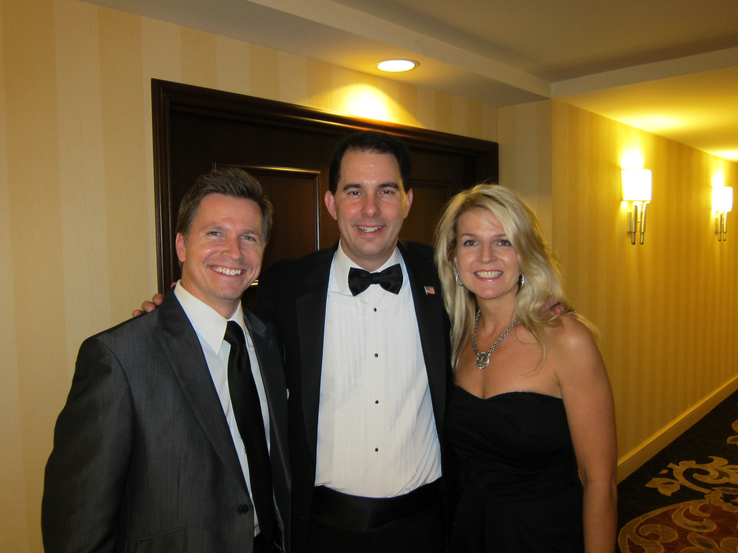 Craig Husar, Governor Scott Walker, Danielle Husar