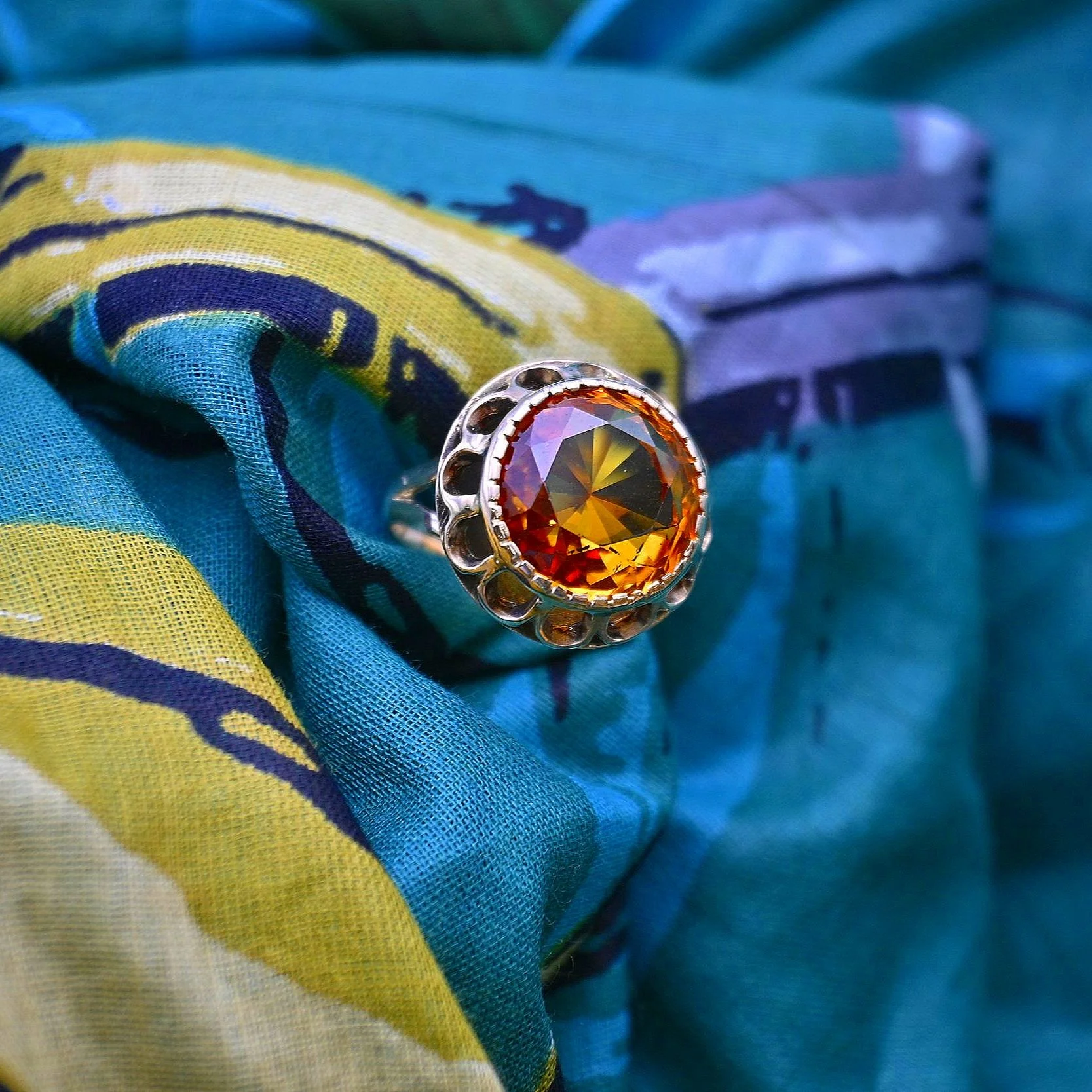 Mid-century Cocktail Ring