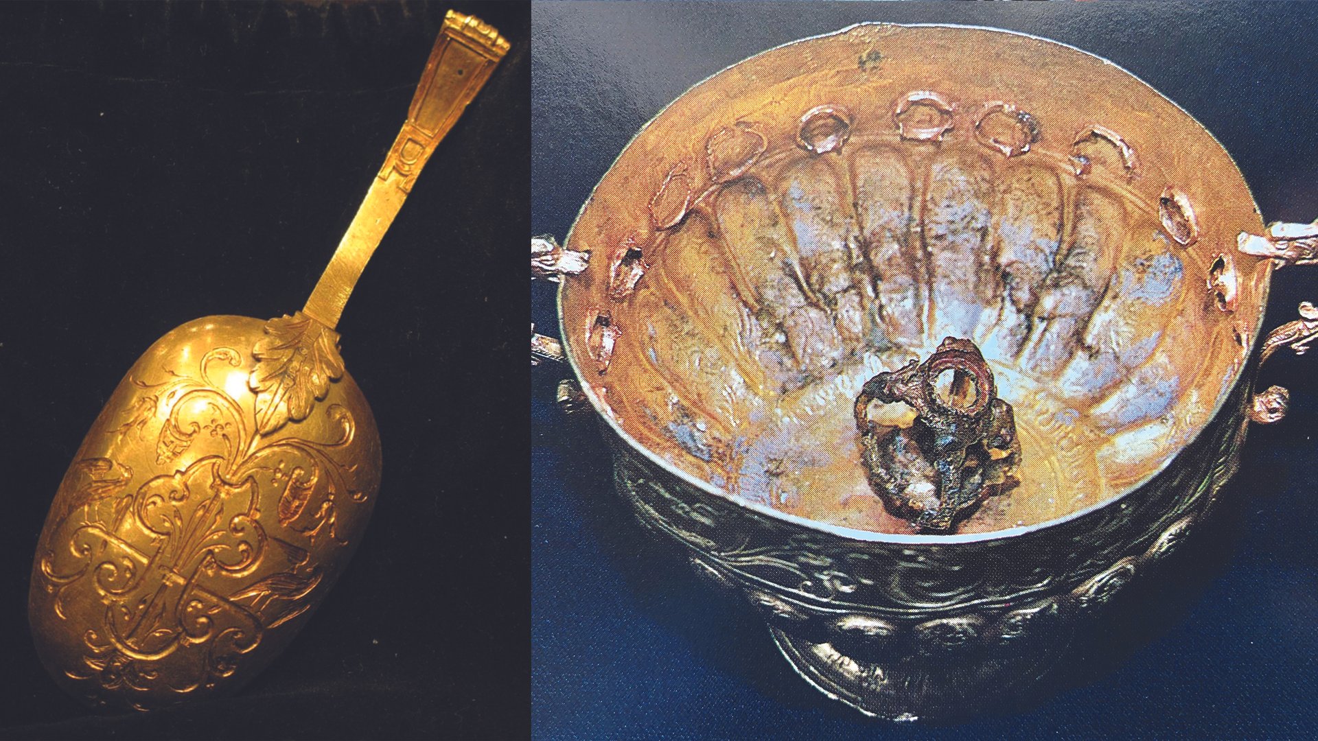 Treasures of the Atocha Shipwreck - Golden Spoon and Poison Cup