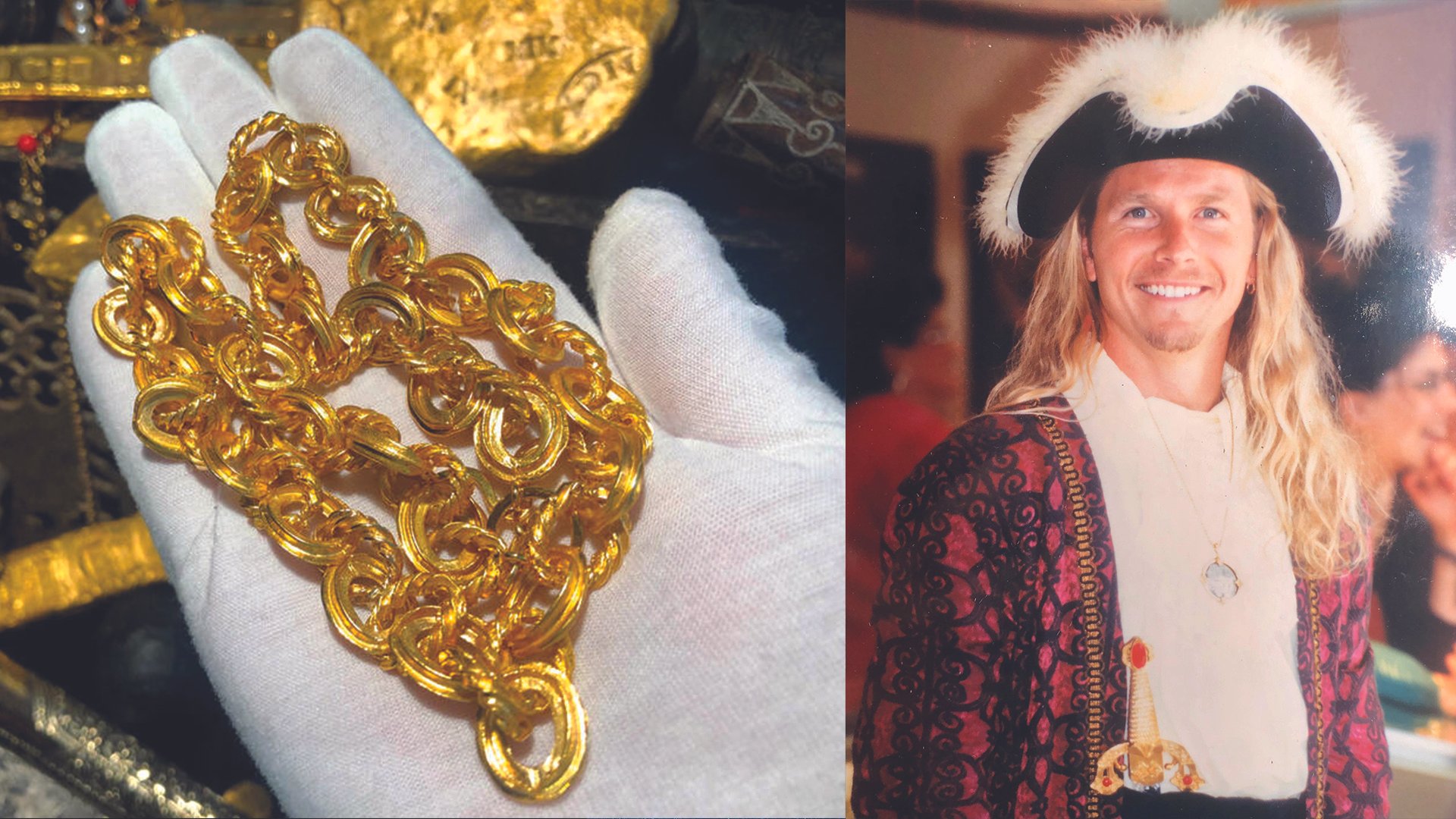 Craig Husar - Treasures of the Atocha Shipwreck - Gold Chain and Pirate