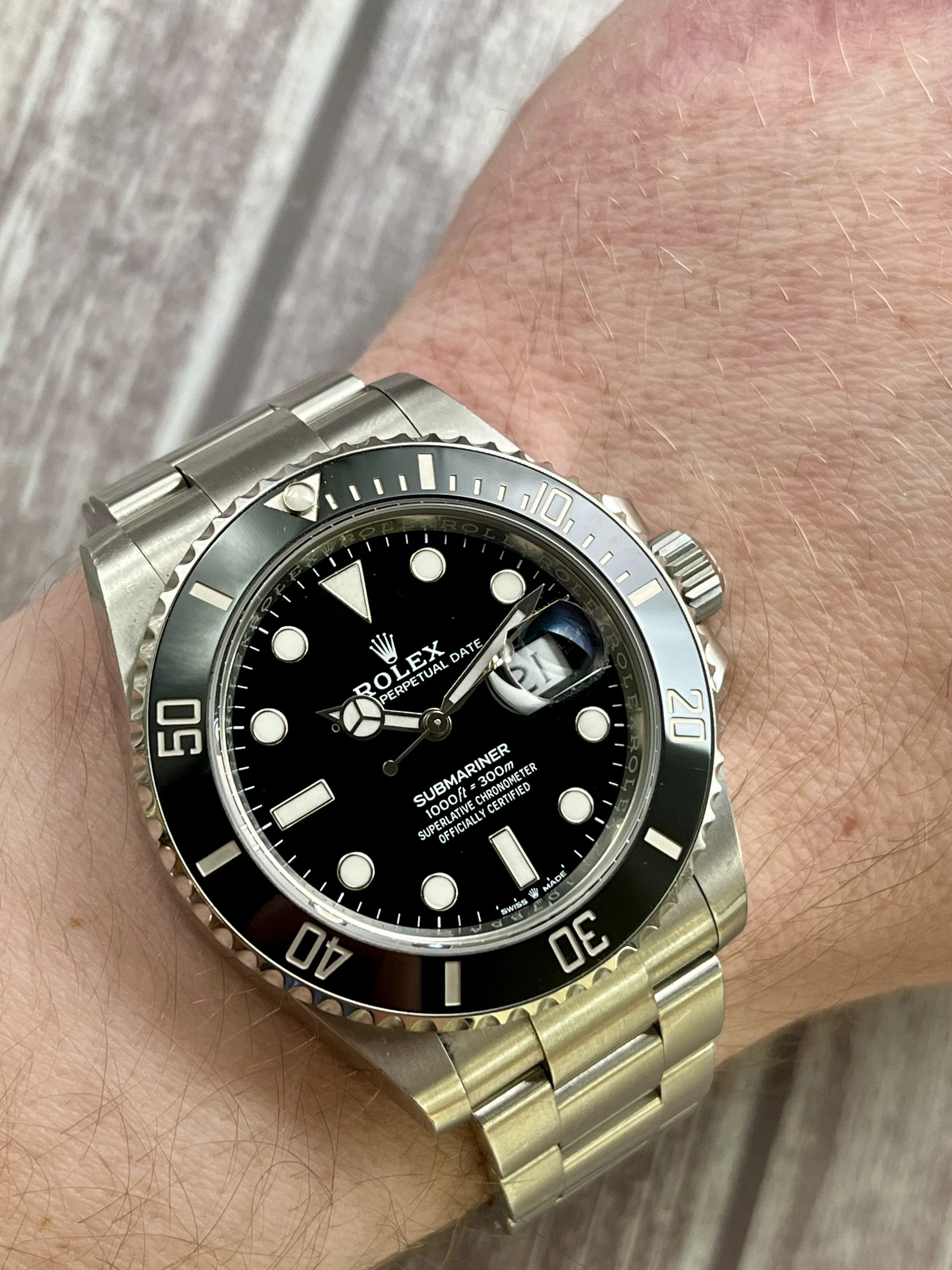 Rolex Submariner 126610LN Wrist Shot.JPG