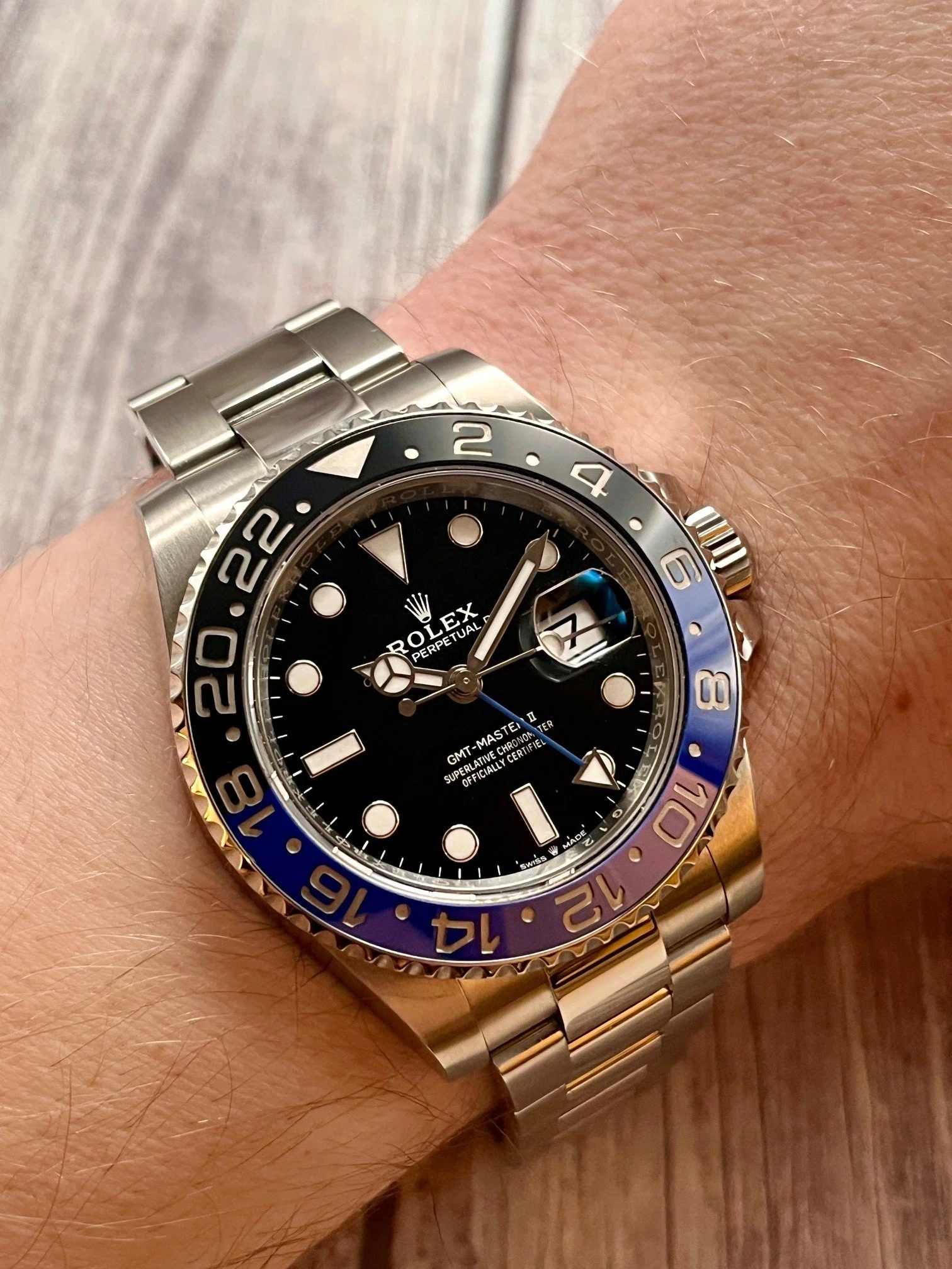 Rolex GMT 126710BLNR Wrist Shot.jpeg