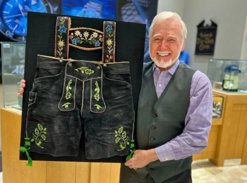 Most jewelers say they have a unique origin story&hellip; but ours began with lederhosen. In the early days of Husar&rsquo;s Tic-Tok Shop, our founder Lyle Husar&mdash;Master Watchmaker&mdash;made lederhosen his signature look year-round, even throug