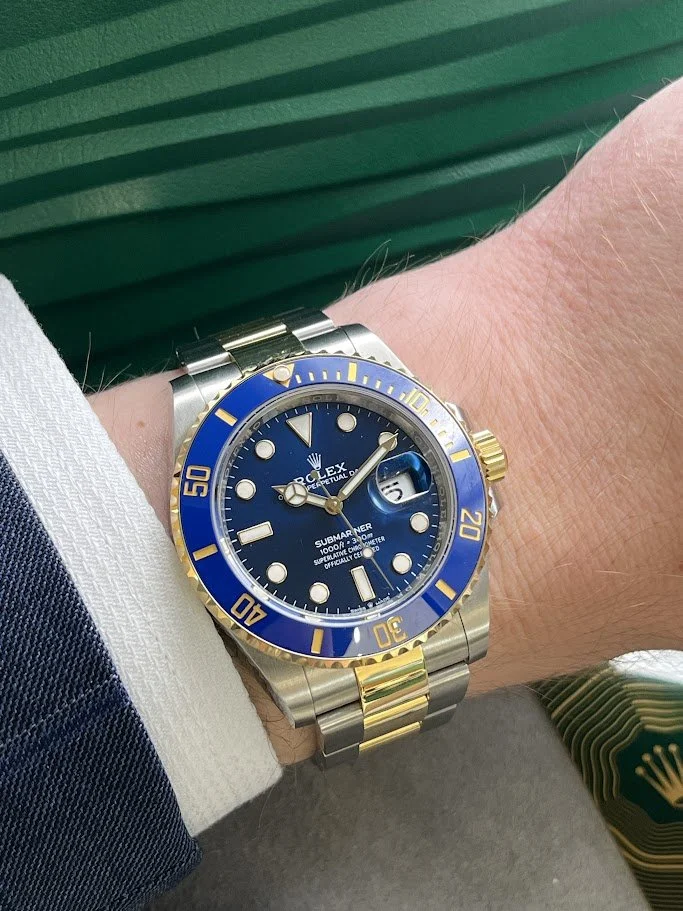 Rolex Submariner 126613LB Wrist.JPG