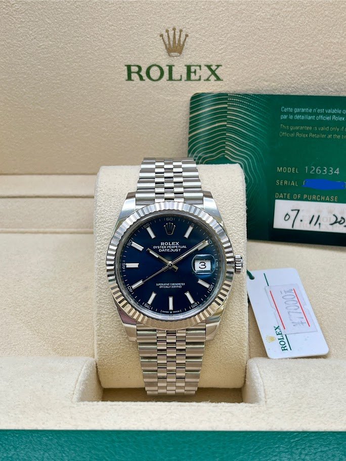 Rolex Datejust 126334 Blue Stick Main.JPG