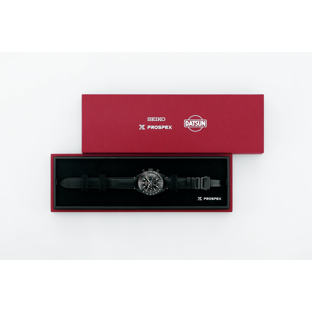 BOØWY COMPLETE 缶バッチ SEIKODO SEIKO Prospex Speedtimer SRQ057 Datsun 240Z Limited Edition