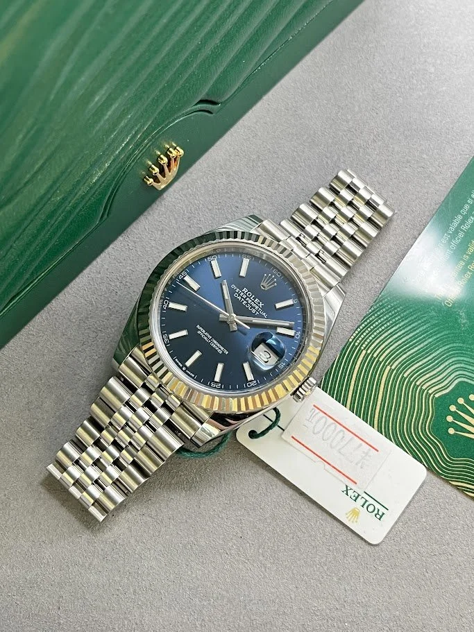 Rolex Datejust 126334 Blue Stick Glamour.JPG