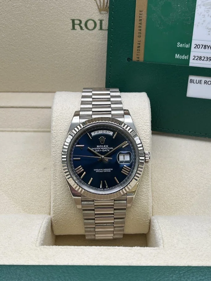 Rolex Presidential 228239 Blue Roman Main.JPG