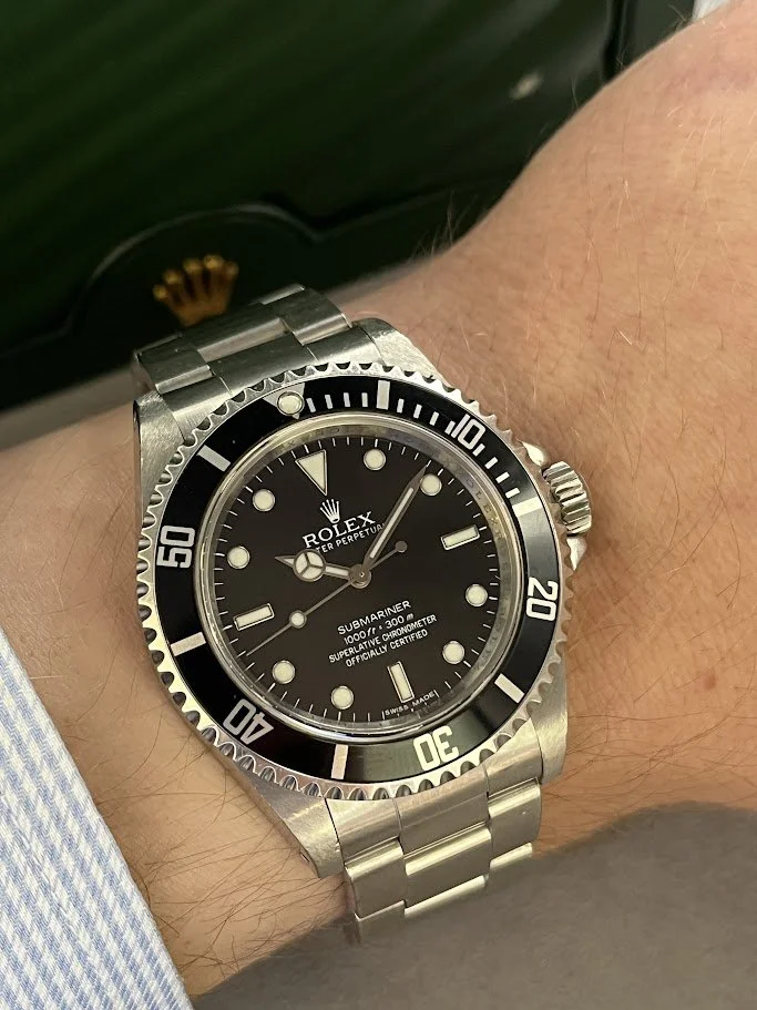 Rolex Submariner 14060M Wrist.JPG