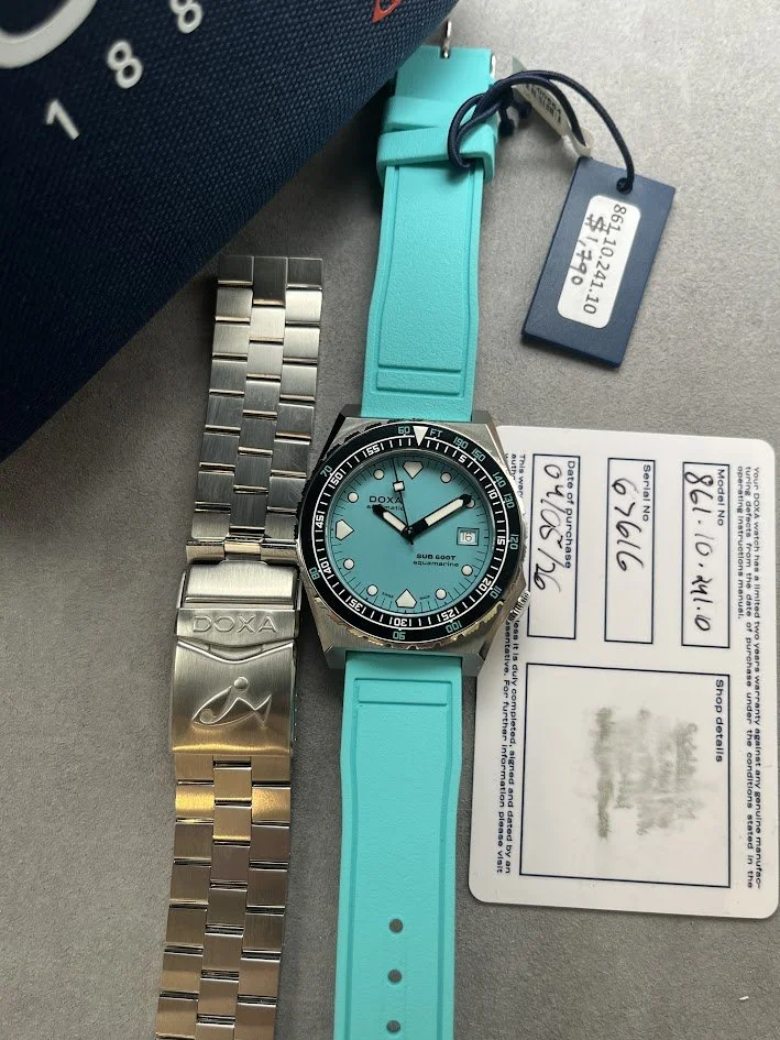 Doxa 600T Turquoise Stock Kit.JPG