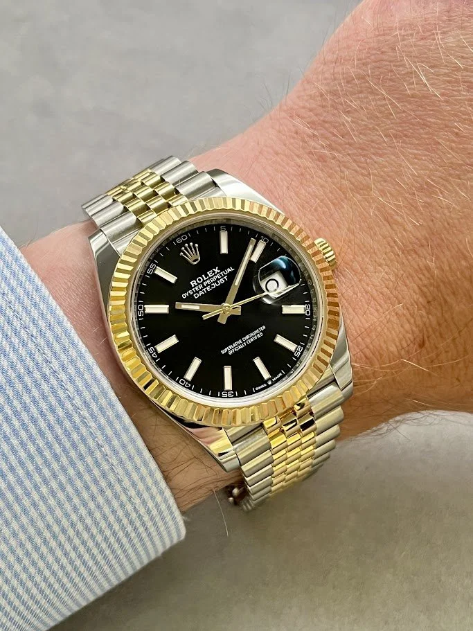 Rolex Datejust 126333 Black Wrist.JPG