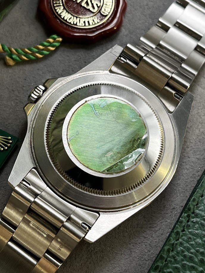 Rolex Explorer II 16570 Polar Case Back.JPG