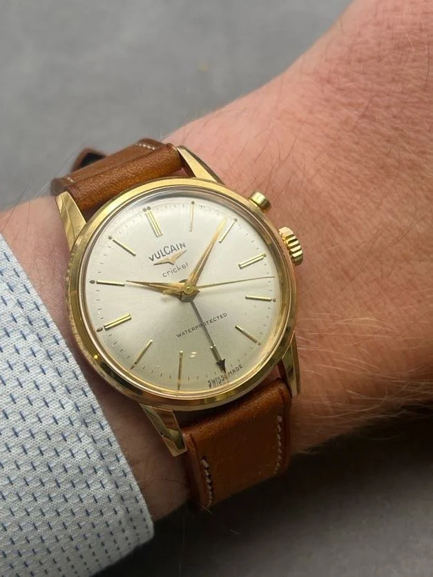 Vulcain Cricket S2311A Wrist.JPG