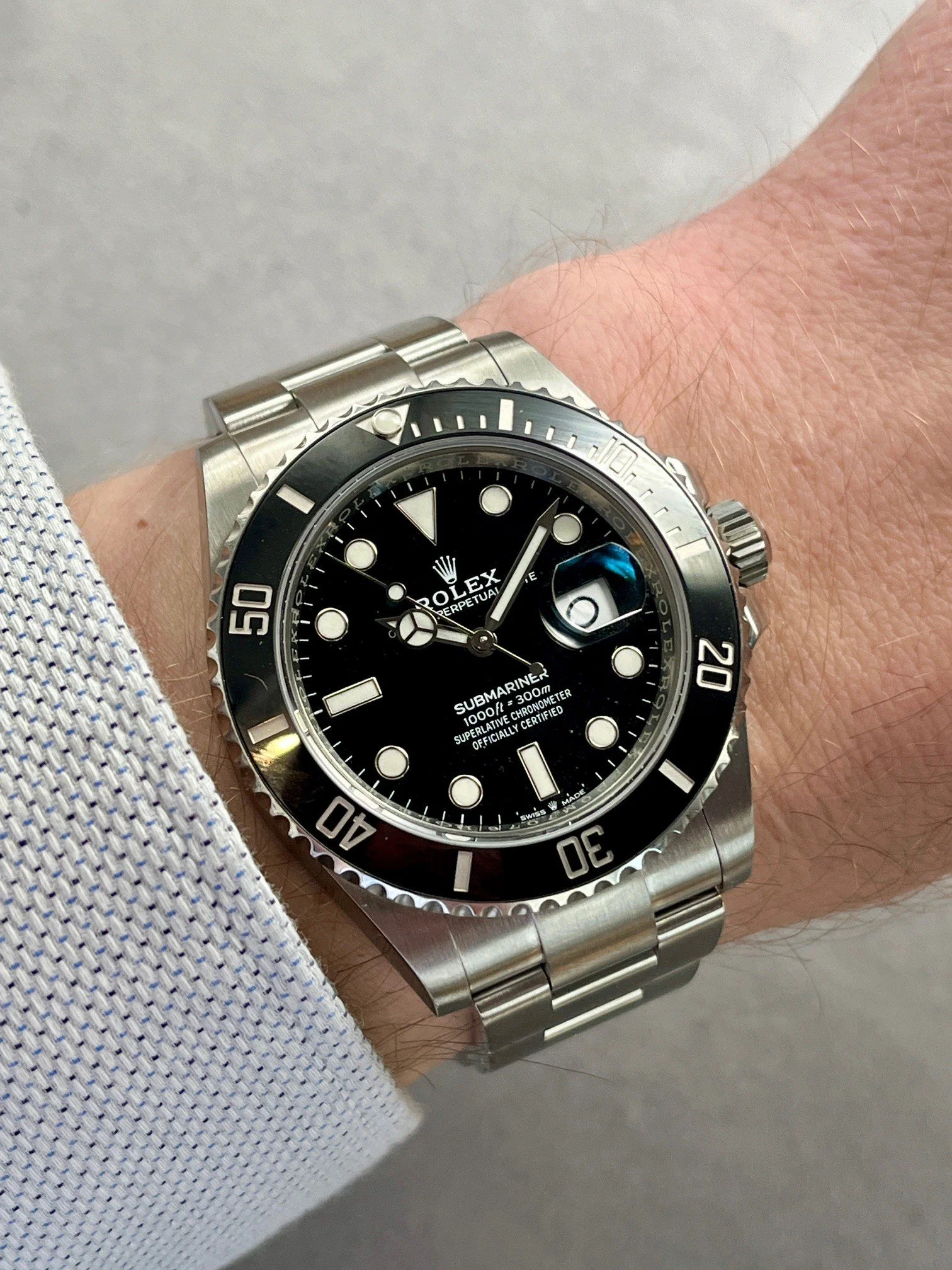 Rolex Submariner 126610LN Feb 3 2022 Wrist Shot.jpg