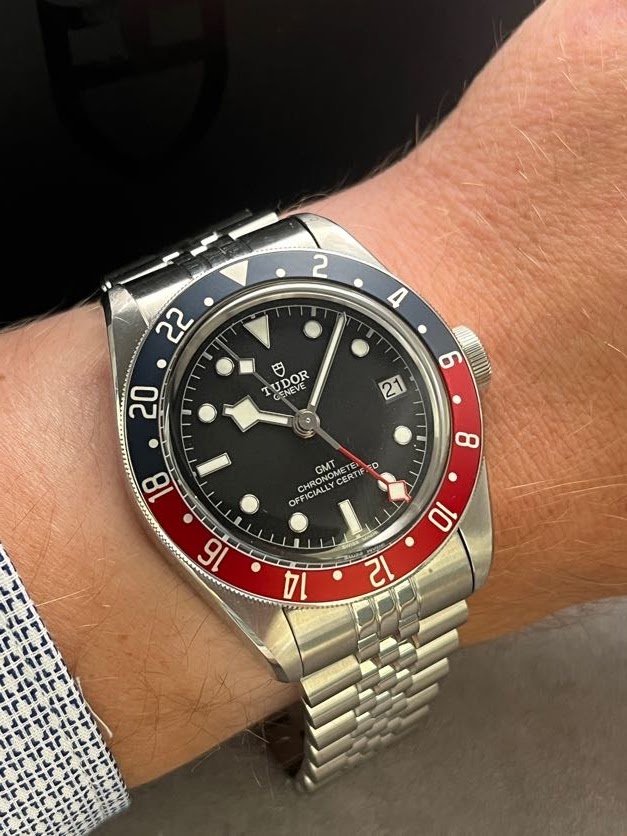 Tudor BBGMT 79830 Head Only Wrist.JPG