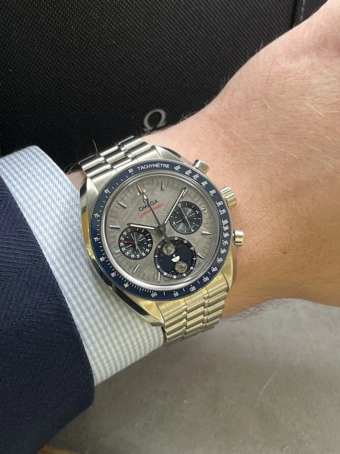 Omega Speedmaster Meteorite 30430435206001  Wrist.JPG