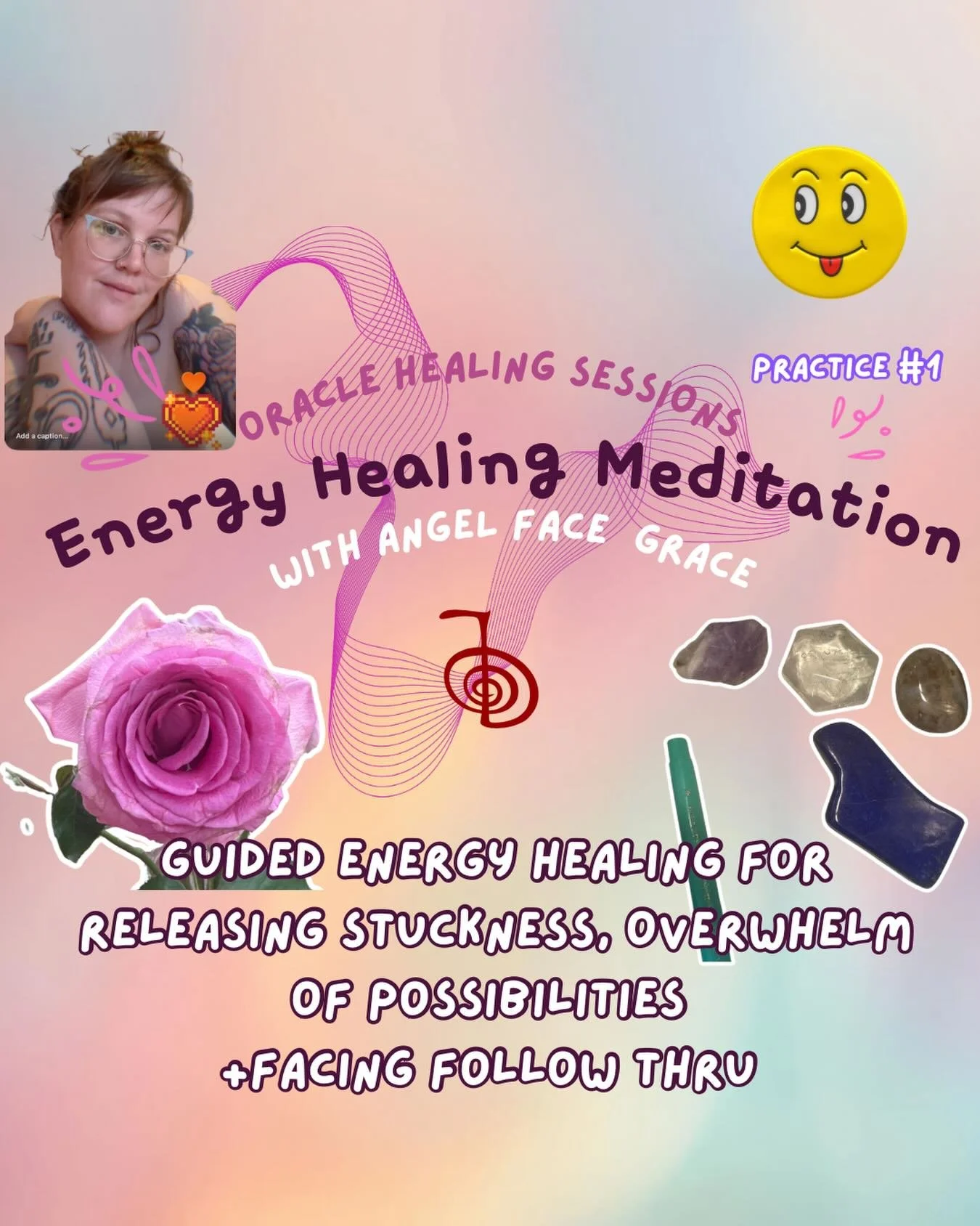 New Energy Healing Meditation 🧘 practice with me on YouTube find us under @ angelfacegrace or search Angel Face Healing Magic and Meditation 🩵 listen to the audio on Spotify under Angel Face Meditation 🧘&zwj;♀️ 

EnJOY and let me know about your e