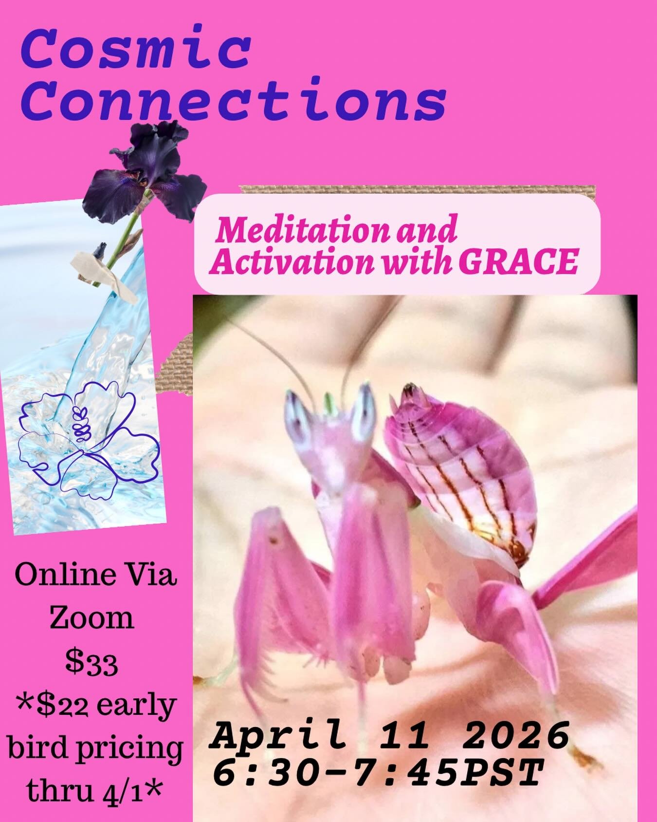 Our first Online Workshop of 2026 (and in years wooooo were backkkk) 

Dm for sign ups/tickets or join our Meetup (it&rsquo;s called cosmic seekers) to sign up for this workshop, early bird pricing of $22 thru 4/1 or $33 after that window closes 💕💕