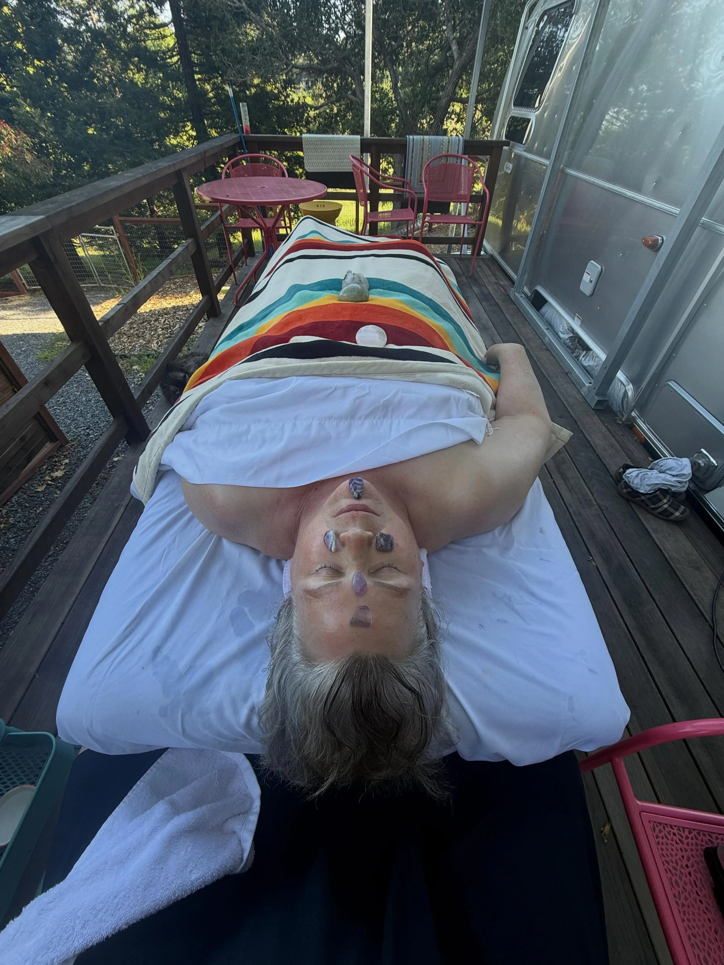 Happy Mother&rsquo;s Day to my amazing mom Kelley, we did a special Crystal Reiki Facial yesterday using @eminenceorganics and today I&rsquo;m making tacos and Mexican rice pudding 😜 

Love to my Mom and Grandmas 🪷

And Happy Mother&rsquo;s Day to 