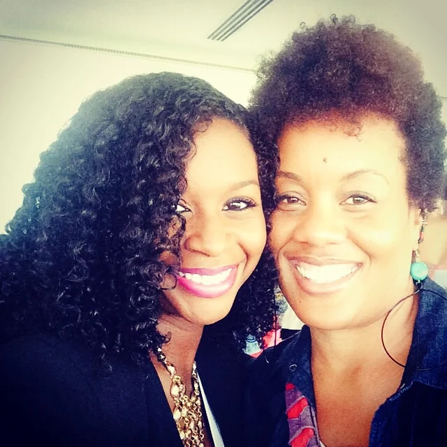 Natural hair blogger Mahagony Curls and Lila of CGNC
