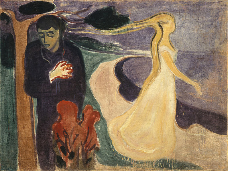 Edward Munch, "Separation," 1896. Public domain image.