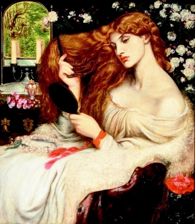 "Lady-Lilith" by Dante Gabriel Rossetti. CC BY-SA 3.0 courtesy of the Delaware Art Museum, www.delart.org.