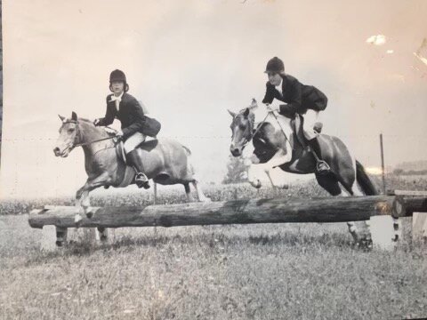 Without any hints, can anyone name the riders and horses in this picture?