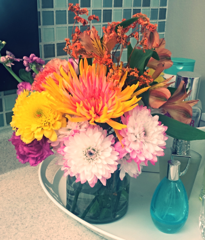 Here they are. I placed them in my bathroom.
