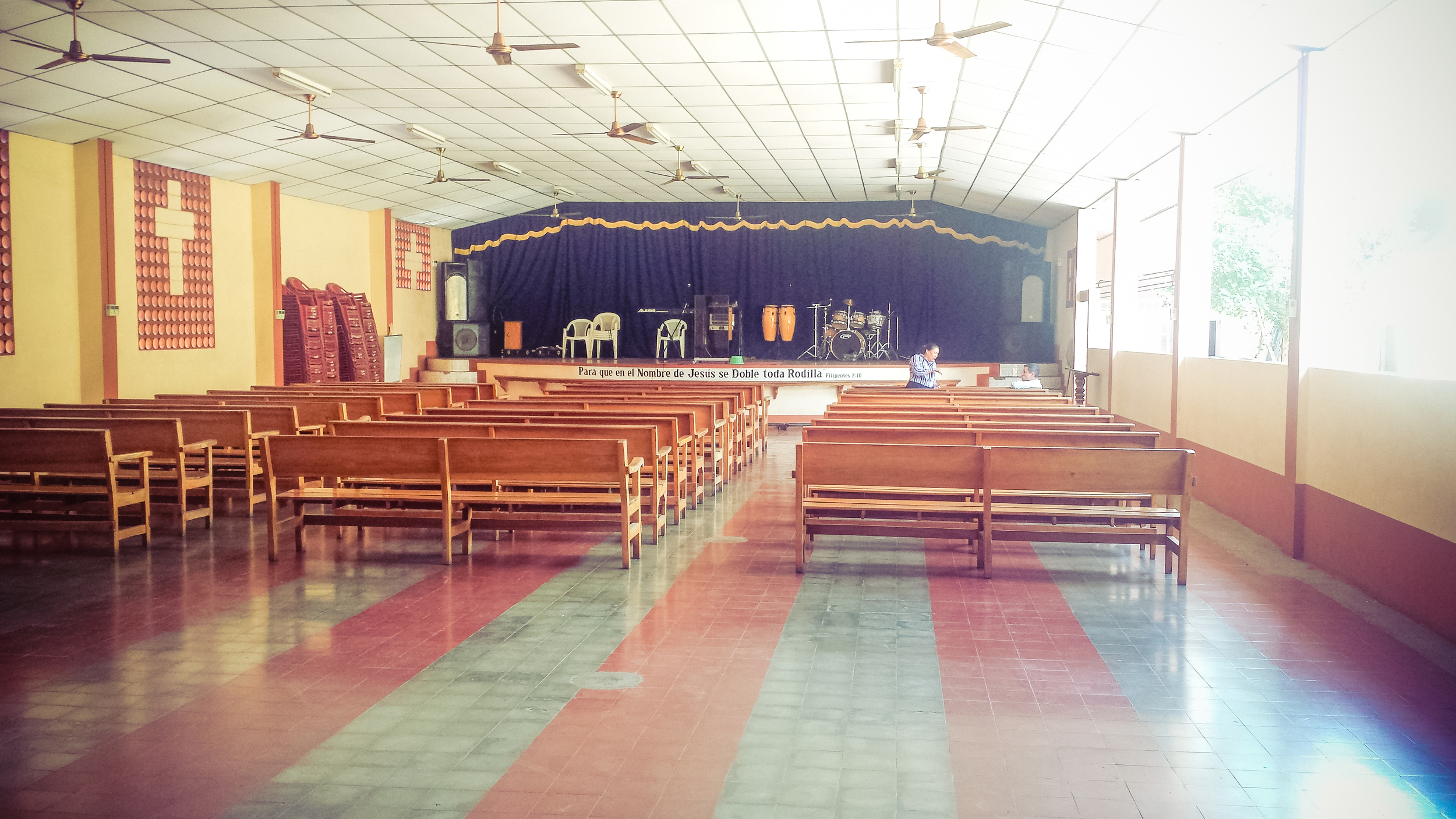Inside of the church