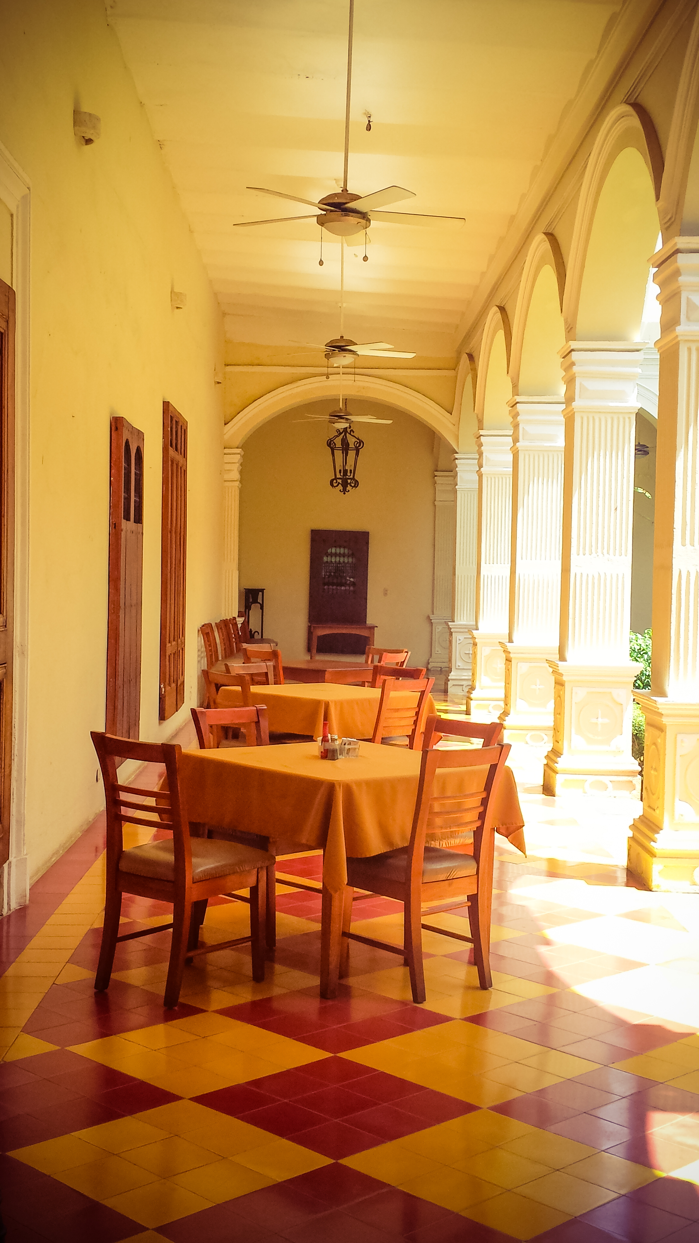 Inside Hotel La Perla 